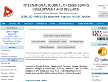 Tablet Screenshot of ijedr.org